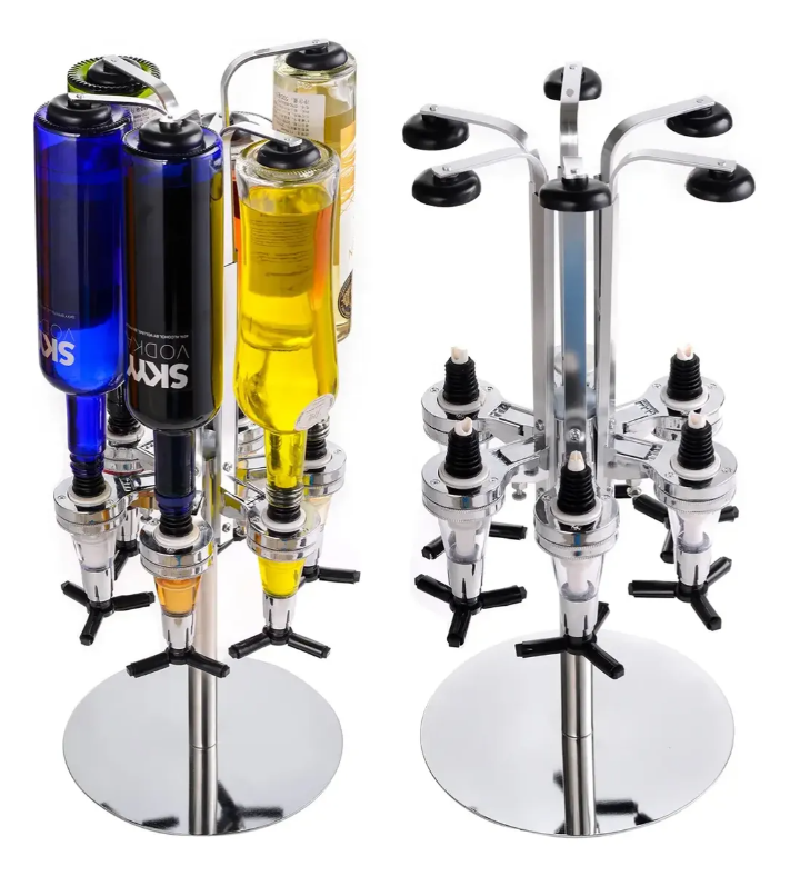 Botellero De Shot 360° Para 6 Bebidas